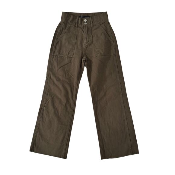 Joe's Jeans Pants - Joe’s Jeans Blake High Rise Crop Pants Olive Green Women’s 25 Utility Gorpcore